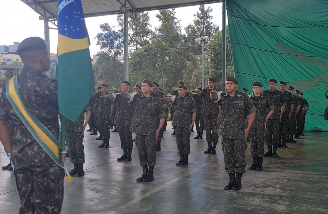 TIRO DE GUERRA, EM LAFAIETE, REALIZA SOLENIDADE DE MATRÍCULA DE 1OO  ATIRADORES-TURMA 2023