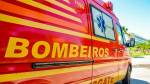 Barbacena: caminhão cai em ribanceira  e pega fogo 