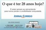 Um brinde aos 28 anos do Jornal CORREIO