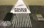 Após denúncia, Polícia Militar apreende  mais de  300 pinos de cocaína em Lafaiete 
