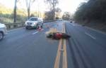 Motociclista morre em acidente na 040