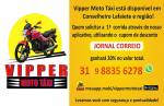 Vipper Moto Táxi, aplicativo para moto-taxistas, chega em Lafaiete