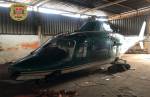 Helicóptero roubado, que seria usado para transporte de drogas, é apreendido em Congonhas