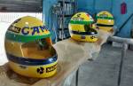 Artesão lafaietense produz réplicas do capacete de Ayrton Senna