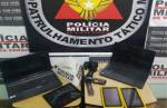 PM recupera eletrônicos furtados na escola Pacífico Vieira