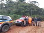 Denúncia  leva PM e Bombeiros à ossada humana em mata no São Vicente 