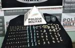Polícia Militar apreende diversas substâncias ilícitas no final de semana