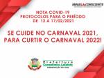 Coronavírus: Lafaiete proíbe eventos no período de carnaval