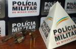 Piranga: Polícia Militar prende homem por posse ilegal de arma de fogo e ameaça