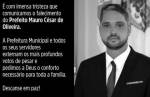 Morre prefeito de Alfredo Vasconcelos, Mauro César de Oliveira, aos 36 anos
