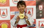 Com apenas 6 anos, lafaietense conquista medalha de ouro em Campeonato Mineiro de Karatê