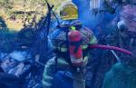 Sion: bombeiros combatem incêndio em residência