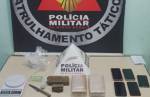 Entre Rios de Minas: PM intercepta carro e prende quatro pessoas por tráfico de drogas