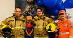 Lafaiete: bombeiros fazem surpresa no aniversário do pequeno Miguel