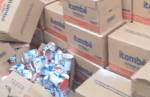 Bandidos arrombam caminhão e furtam carga de leite em pó, em Congonhas