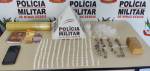 Ouro Branco: PM realiza apreensão de mais de 140 pinos de cocaína e prende suspeito por tráfico