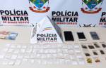 PM combate o tráfico  de drogas  em Ouro Branco e  Lafaiete e prende três suspeitos
