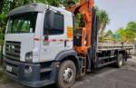 Lafaiete: PM recupera caminhão furtado em obra do novo viaduto
