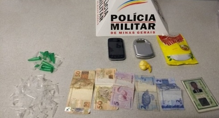 Durante rastreamento de roubo, PM prende foragido da Bahia traficando drogas