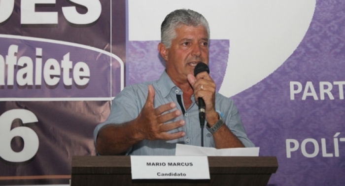 Mário Marcus passa por sabatina no Sindcomércio