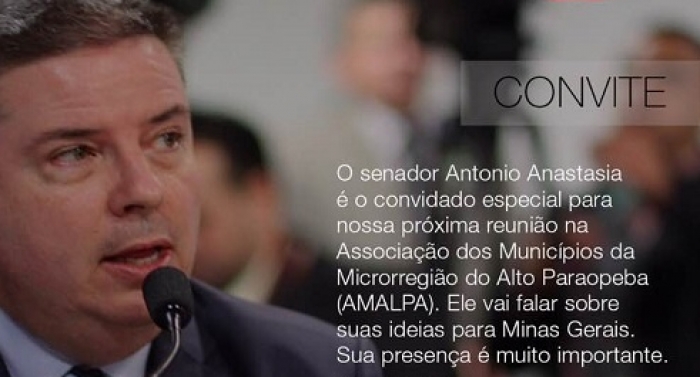 Anastasia participará da próxima reunião da Amalpa