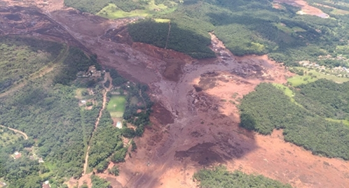 Barragem da Vale se rompe em Brumadinho