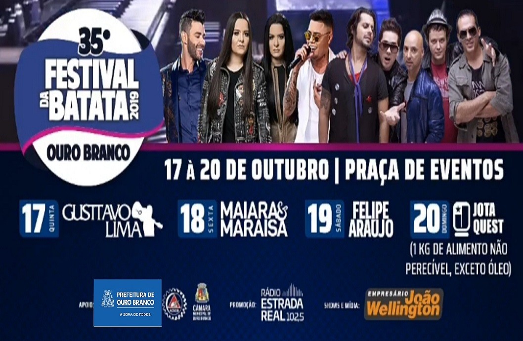 Prefeitura Municipal de Ouro Branco - 37º Festival da Batata 2023