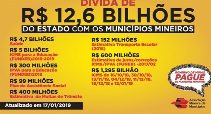 Dívida do Estado: AMM convoca prefeitos para assembleia geral nesta segunda-feira
