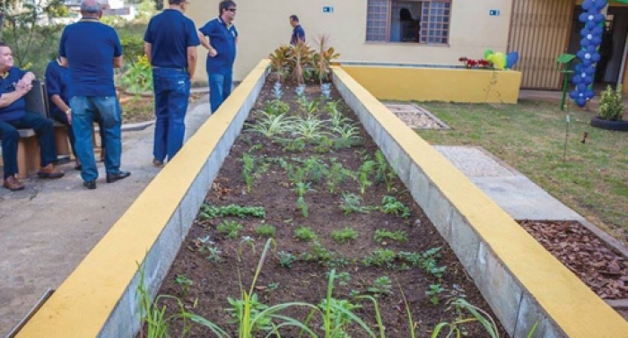 Jardim sensorial aguça os sentidos e proporcionará  educação inclusiva