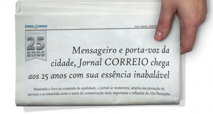 Mensageiro e porta-voz da cidade, Jornal CORREIO chega aos 25 anos com sua essência inabalável