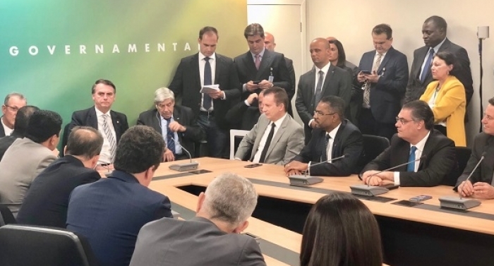 Deputado federal Lafayette Andrada se reúne com  Jair Bolsonaro