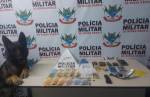 Ouro Branco: PM prende homem por tráfico de drogas , apreende armas, munições e dinheiro