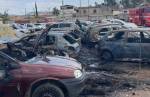 Santa Cruz de Minas: bombeiros combatem incêndio em 23 veículos no pátio credenciado do Detran